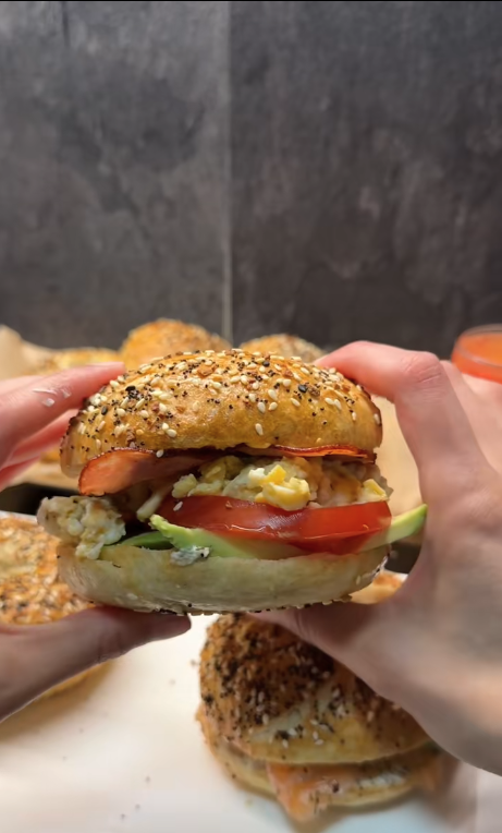 Homemade bagels